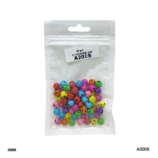 Gift To Love | Bracelet Beads Plastic | Pcs : 20 Gm | Code : A200S