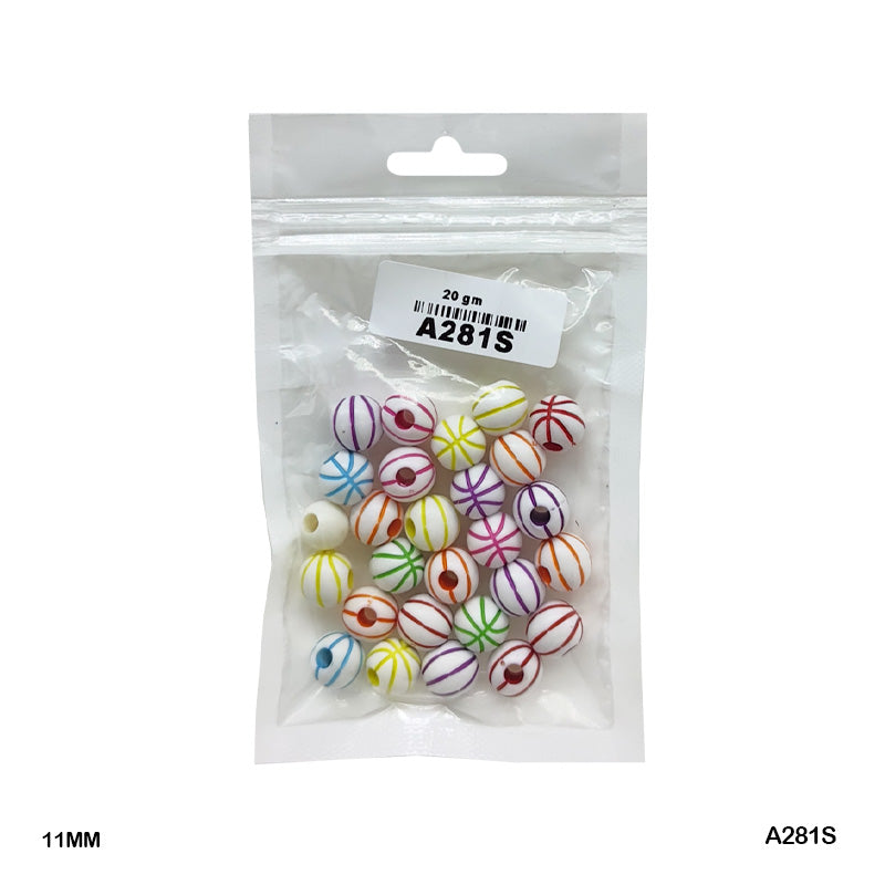 Gift To Love | Bracelet Beads Plastic | Pcs : 20 Gm | Code : A281S