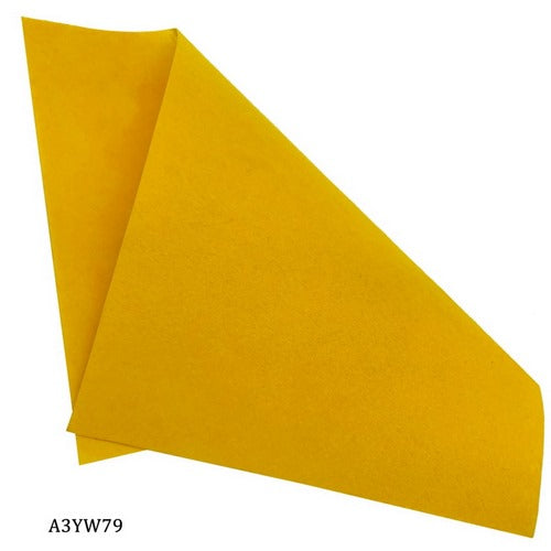 Gift To Love | A3 Nonwoven Felt 10 Sheet Yellow (11541) | Code : A3YW79
