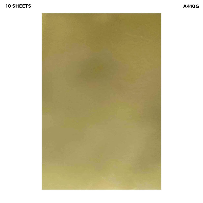 Gift To Love | Card Stock | Color : Gold | Size : A4 | Pcs : 10 Sheets | Code : A410G