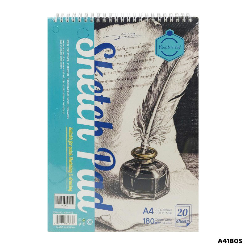 Gift To Love | Sketch Pad | Size : A4 | Pcs : 20 Sheets | Code : A4180S