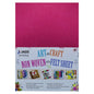 Gift To Love | A4 Nonwoven Felt 10 Sheet Magenta (11547) | Code : A4MA830