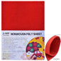 Gift To Love | A4 Nonwoven Felt Sheet | Color : Red | Size : 3 Mm | Code : A4NF3MM-3