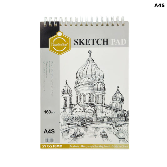 Gift To Love | A4 Sketch Pad | Size : 297 X 210 Mm | Pcs : 24 Page | Code : A4S