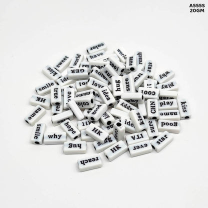 Gift To Love | Bracelet Beads Plastic | Pcs : 20 Gm | Code : A555S