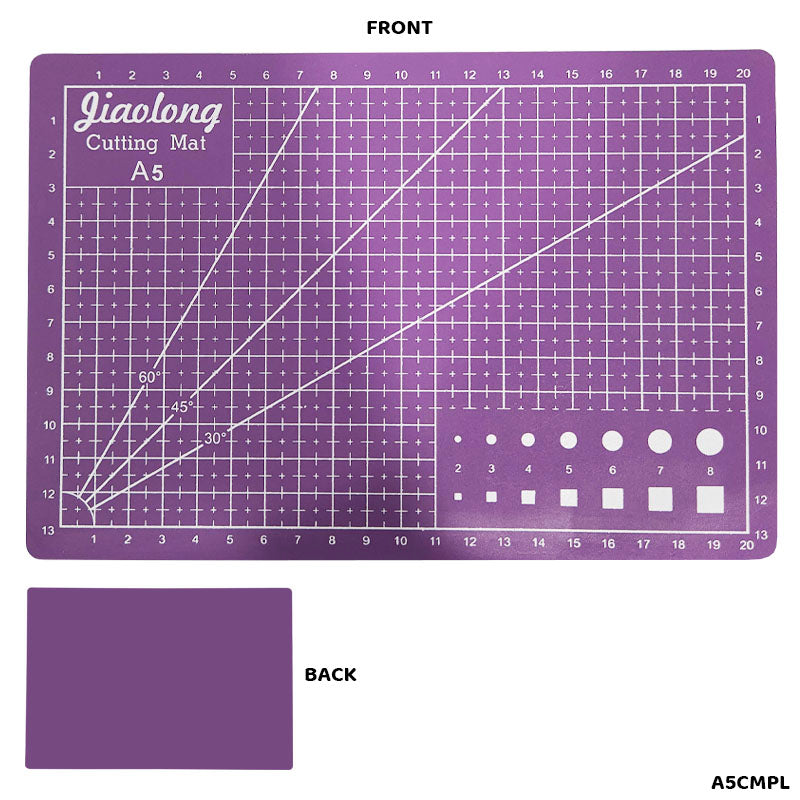 Gift To Love | Cutting Mat | Color : Purple | Size : A5 | Code : A5CMPL
