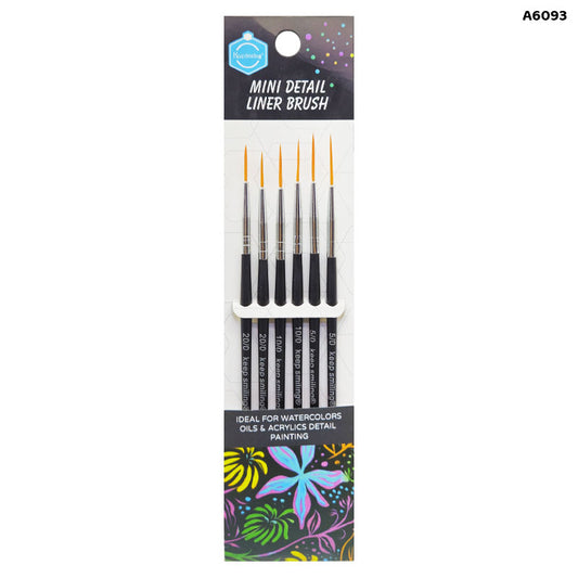 Gift To Love | Mini Detail Liner Brush | Pcs : 5 Pcs | Code : A6093