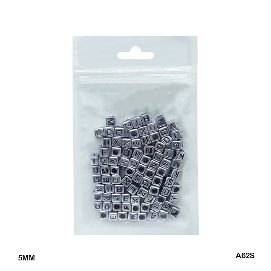Gift To Love | Bracelet Beads Plastic | Size : 6 Mm | Pcs : 20 Gm | Code : A62S