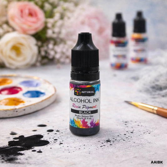Gift To Love | Artorial Alcohol Ink 10ml Black | Code : AAIBK
