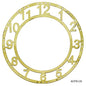 Gift To Love | Acrylic Clock Frame Numerical | Color : Gold | Size : 12 Inch | Code : ACFN120