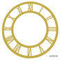 Gift To Love | Acrylic Clock Frame Roman Numbers | Color : Gold | Size : 12 Inch | Code : ACFR120