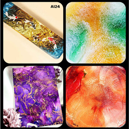 Gift To Love | Alcohol Ink | Size : 10 Ml | Pcs : 24 Colors | Code : AI24