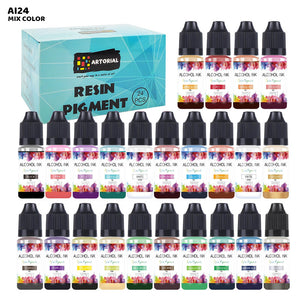 Gift To Love | Alcohol Ink | Size : 10 Ml | Pcs : 24 Colors | Code : AI24