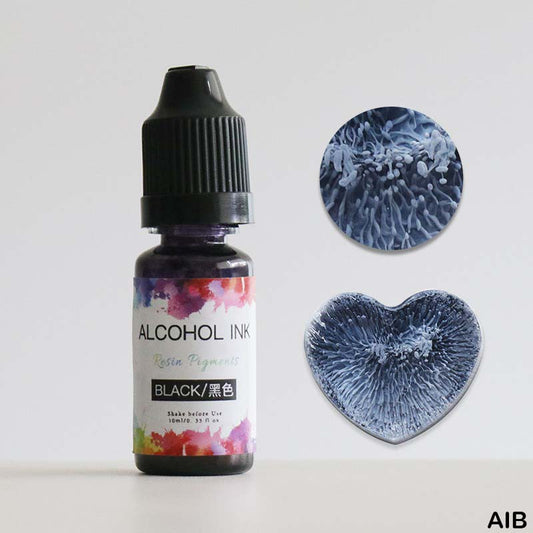 Gift To Love | Alcohol Ink | Color : Black | Size : 10 Ml | Code : AIB