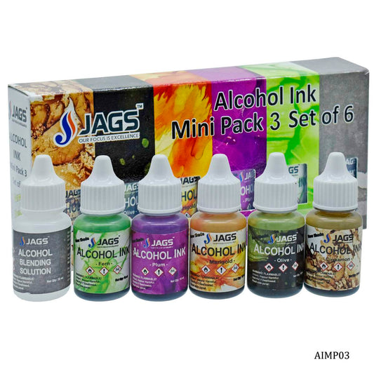 Gift To Love | Alcohol Ink Mini Pack 3 | Pcs : Set Of 6 | Code : AIMP03