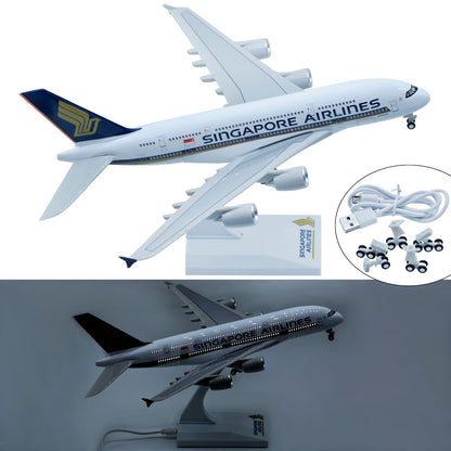 Gift To Love | Aircraft Model Big Singapore Airlines With Sound | Code : AMBSA00