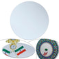 Gift To Love | Acrylic Mirrors Round Silver 10 Inch Set 1 Pics | Code : AMRS06