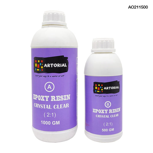 Gift To Love | Epoxy Art Resin Hardener Kit | Size : 1.5 Kg | Code : AO211500