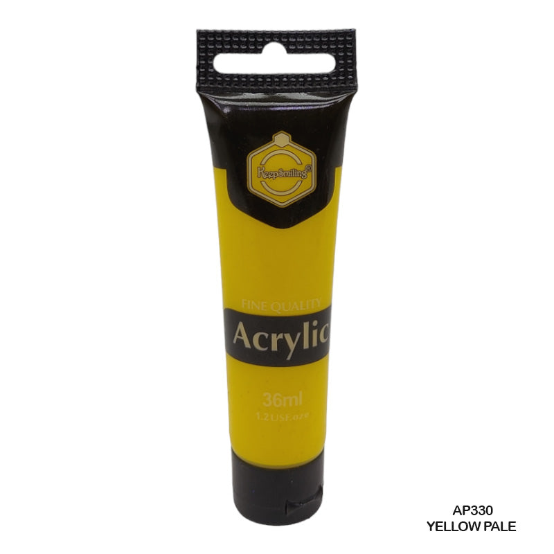 Gift To Love | Acrylic Paint Tube | Color : Yellow Pale | Size : 36 Ml | Code : AP330