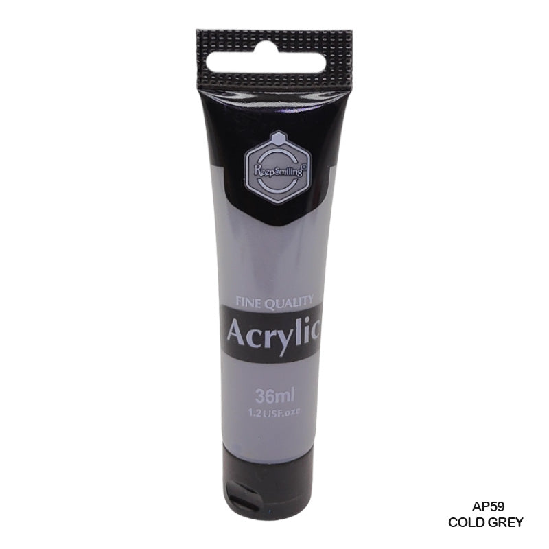 Gift To Love | Acrylic Paint Tube | Color : Cold Grey | Size : 36 Ml | Code : AP59