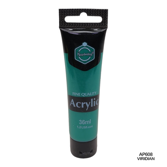 Gift To Love | Acrylic Paint Tube | Color : Viridian | Size : 36 Ml | Code : AP608