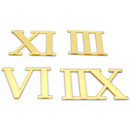 गिफ्ट टू लव | घड़ी के लिए एक्रिलिक रोमन अंक | रंग : सुनहरा | कोड : ARNA00