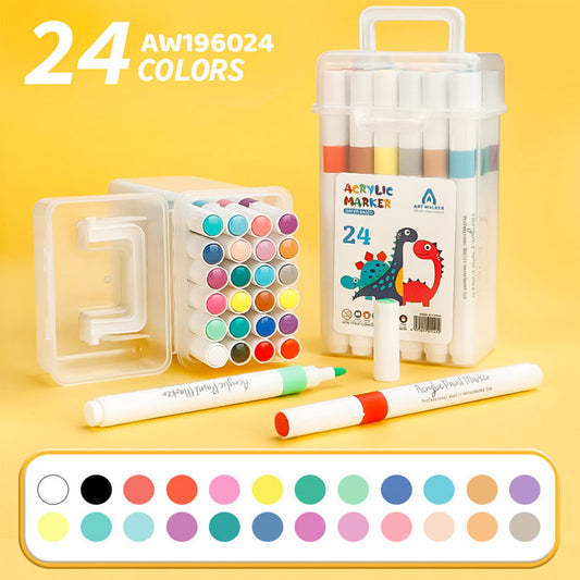 Gift To Love | Water Based Acrylic Marker | Pcs : 24 Pcs | Code : AW196024
