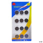 Gift To Love | Round Magnet | Color : Black | Size : Medium | Pcs : 12 Pcs | Code : B12M