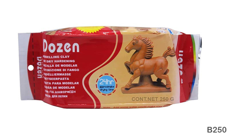 Gift To Love | Air Dry Clay | Color : Brown | Pcs : 250 Gram | Code : B250