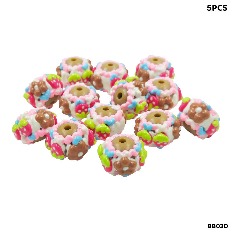 Gift To Love | Fancy Bracelet Beads | Pcs : 5 Pcs | Code : BB03D
