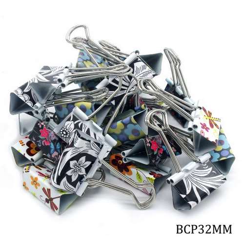 Gift To Love | Binder Clips Printed 32mm 24pcs Box | Code : BCP32MM