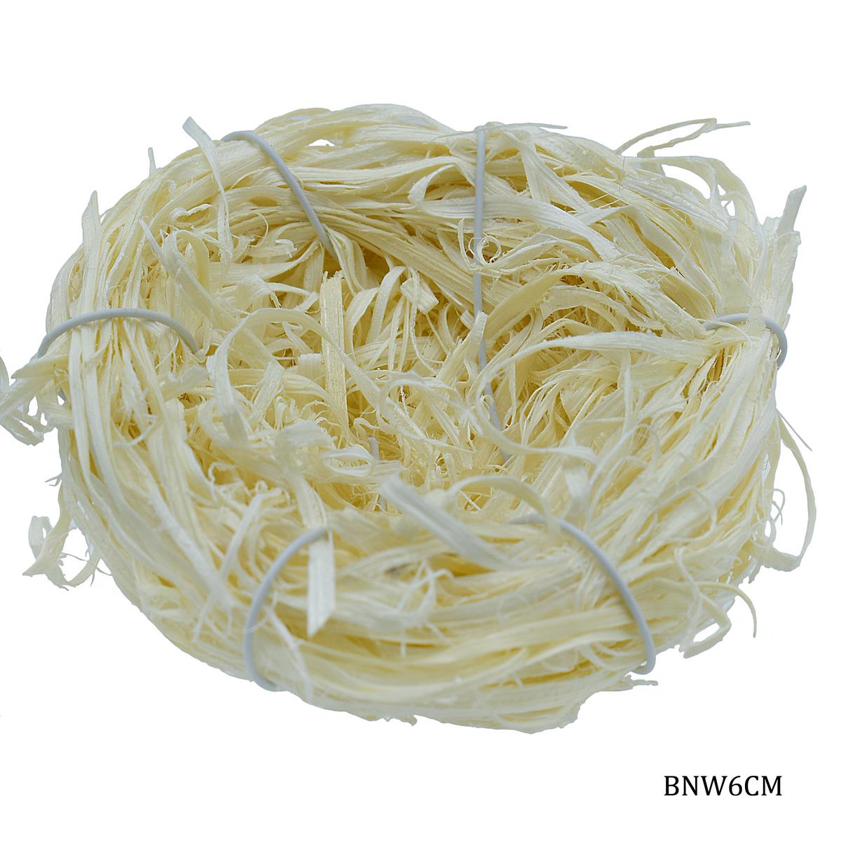 Gift To Love | Bird Nest | Color : White | Size : 6 Cm | Code : BNW6CM