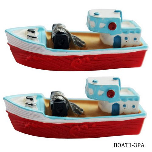 Gift To Love | Miniature Model Boat 2pcs Set (C0094-4) | Code : BOAT1-3PA