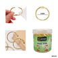 Gift To Love | Book Ring Gold | Size : 50 Mm | Pcs : 60 Pcs | Code : BRG50