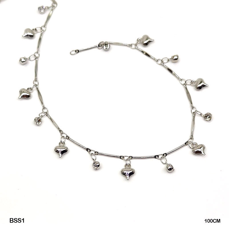 Gift To Love | Ss Chain | Size : 100 Cm | Code : BSS1