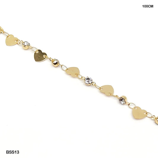 Gift To Love | Ss Chain | Size : 100 Cm | Code : BSS13