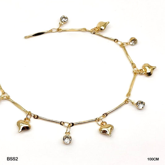 Gift To Love | Ss Chain | Size : 100 Cm | Code : BSS2