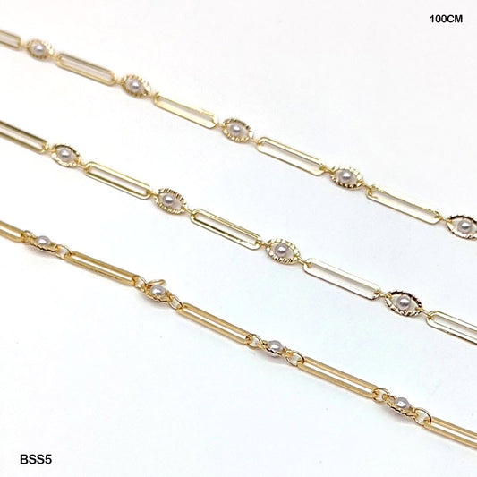 Gift To Love | Ss Chain | Size : 100 Cm | Code : BSS5