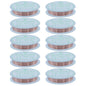Gift To Love | Beading Wire No 0.8MM 2.5MTR Copper 10Pcs Roll | Code : BW8MC-8M