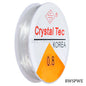 Gift To Love | Beading Wire Silicon Plastic | Color : White | Size : 0.8 M | Pcs : 10 Pcs | Code : BWSPWE