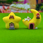 Gift To Love | Miniature Model Moon & Star | Pcs : 2 Pcs | Code : C0167-A