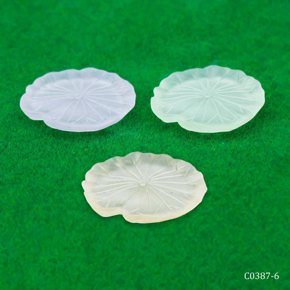 Gift To Love | Miniature Model Luminous Lotus Leaf | Pcs : 3 Pcs | Code : C0387-6