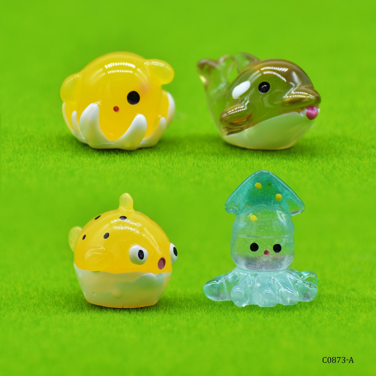 Gift To Love | Miniature Model Dolphin Sea Set | Pcs : 4 Pcs | Code : C0873-A