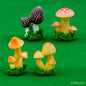 Gift To Love | Miniature Model Mushroom | Pcs : 4 Pcs | Code : C1299-1-4