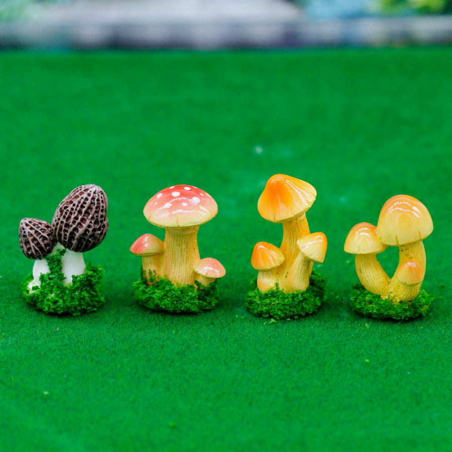 उपहार के लिए प्यार | लघु मॉडल मशरूम | नग : 4 नग | कोड : C1299-1-4