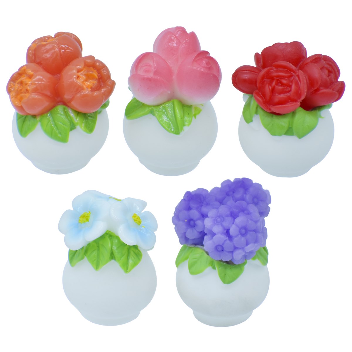 Gift To Love | Flower Pot Lotus | Pcs : 5 Pcs Set | Code : C1510-B