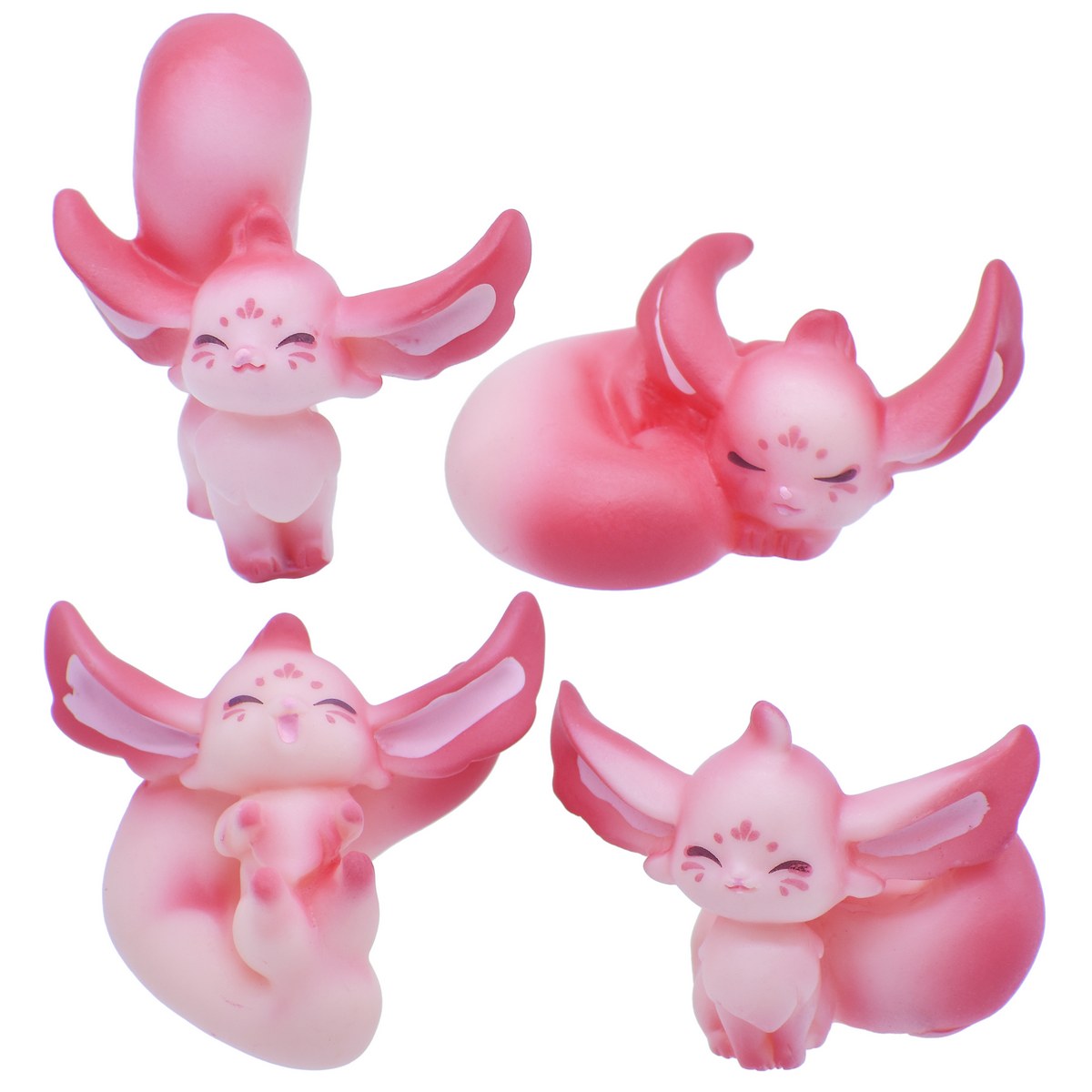 Gift To Love | Little Divine Fox | Color : Pink | Pcs : 4 Pcs Set | Code : C2033-A