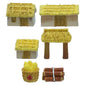 Gift To Love | Miniature Model Yellow Farm House 6 Pcs Set | Code : C2825-A