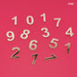 Gift To Love | Clock Acrylic Number | Color : Copper | Size : 1 Inch | Code : CANC