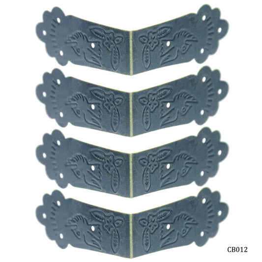 Gift To Love | Craft Fitting Corner Side Metal | Pcs : 4 Pcs | Code : CB012